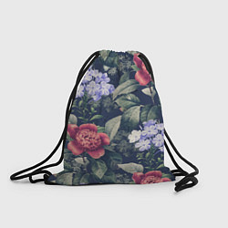 Рюкзак-мешок Цветы Мистический Сад, цвет: 3D-принт
