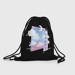 Рюкзак-мешок Информационное облако, цвет: 3D-принт