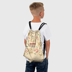 Рюкзак-мешок Обратно в школу, цвет: 3D-принт — фото 2