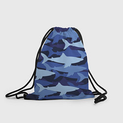 Рюкзак-мешок Акулий камуфляж - паттерн, цвет: 3D-принт