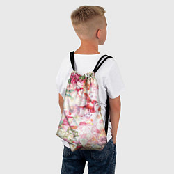 Рюкзак-мешок Птицы, цветы, узоры, цвет: 3D-принт — фото 2