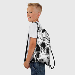Рюкзак-мешок Пасти акул - паттерн, цвет: 3D-принт — фото 2