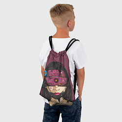 Рюкзак-мешок Кибер-девушка, цвет: 3D-принт — фото 2