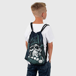 Рюкзак-мешок Страшная обезьяна -путешественник, цвет: 3D-принт — фото 2