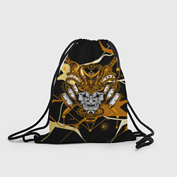 Рюкзак-мешок Золотая маска демона, цвет: 3D-принт