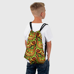 Рюкзак-мешок Летние объемные узоры, цвет: 3D-принт — фото 2