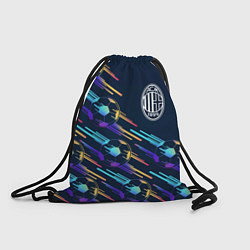 Рюкзак-мешок AC Milan градиентные мячи, цвет: 3D-принт