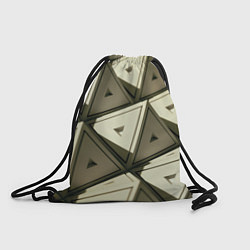 Рюкзак-мешок 3D иллюзия-пирамиды, цвет: 3D-принт