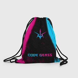Рюкзак-мешок Code Geass - neon gradient: символ, надпись, цвет: 3D-принт