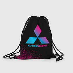 Рюкзак-мешок Mitsubishi - neon gradient, цвет: 3D-принт