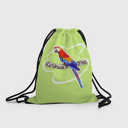Рюкзак-мешок Яркий попугай Ара, цвет: 3D-принт