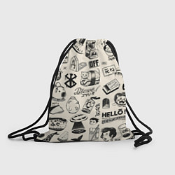 Рюкзак-мешок Japan style - retro, цвет: 3D-принт