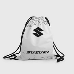 Рюкзак-мешок Suzuki speed шины на светлом: символ, надпись, цвет: 3D-принт