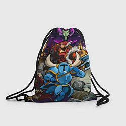 Рюкзак-мешок Shovel knight and enemy, цвет: 3D-принт