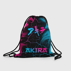 Рюкзак-мешок Akira - neon gradient: символ, надпись, цвет: 3D-принт