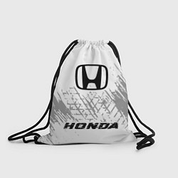 Рюкзак-мешок Honda speed шины на светлом: символ, надпись, цвет: 3D-принт
