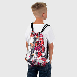 Рюкзак-мешок Живописная ветка сакуры, цвет: 3D-принт — фото 2
