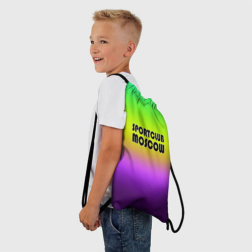 Мешок для обуви Sportclub Moscow / 3D-принт – фото 3