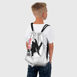 Рюкзак-мешок Jiu jitsu splashes logo, цвет: 3D-принт — фото 2
