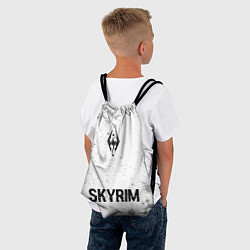 Рюкзак-мешок Skyrim glitch на светлом фоне: символ, надпись, цвет: 3D-принт — фото 2