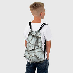 Рюкзак-мешок Старая растрескавшаяся краска, цвет: 3D-принт — фото 2