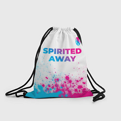 Мешок для обуви Spirited Away neon gradient style: символ сверху