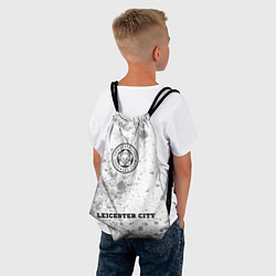 Рюкзак-мешок Leicester City sport на светлом фоне: символ, надп, цвет: 3D-принт — фото 2
