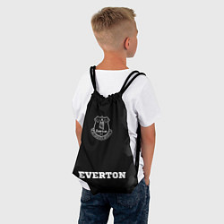 Рюкзак-мешок Everton sport на темном фоне: символ, надпись, цвет: 3D-принт — фото 2