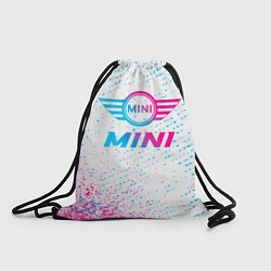 Рюкзак-мешок Mini neon gradient style, цвет: 3D-принт