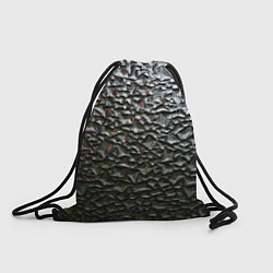 Рюкзак-мешок Неровная металлическая поверхность, цвет: 3D-принт