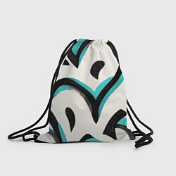 Рюкзак-мешок Узоры в стиле граффити, цвет: 3D-принт