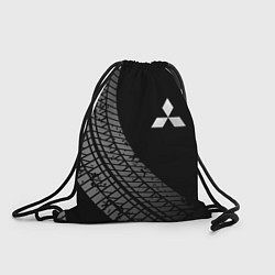 Рюкзак-мешок Mitsubishi tire tracks, цвет: 3D-принт