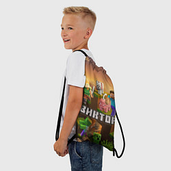 Рюкзак-мешок Виктор Minecraft, цвет: 3D-принт — фото 2
