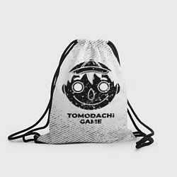 Рюкзак-мешок Tomodachi Game с потертостями на светлом фоне, цвет: 3D-принт