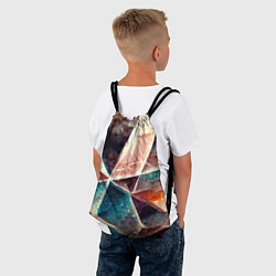 Рюкзак-мешок Драгоценный камень, цвет: 3D-принт — фото 2