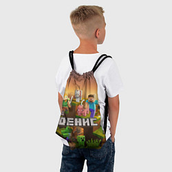 Рюкзак-мешок Денис Майнкрафт, цвет: 3D-принт — фото 2