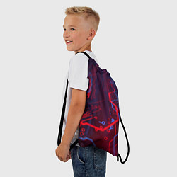 Рюкзак-мешок Неоновая электро плата, цвет: 3D-принт — фото 2