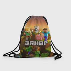 Рюкзак-мешок Захар Minecraft, цвет: 3D-принт