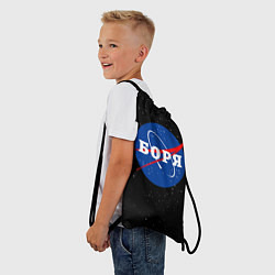 Рюкзак-мешок Боря Наса космос, цвет: 3D-принт — фото 2