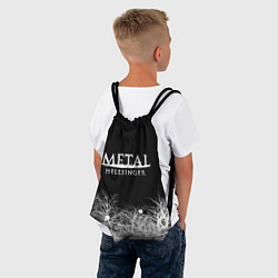 Рюкзак-мешок Метал хэллрайсингер арт, цвет: 3D-принт — фото 2