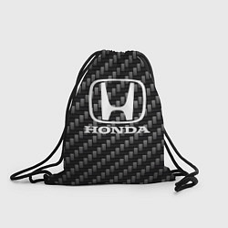 Рюкзак-мешок Honda абстракция карбон, цвет: 3D-принт