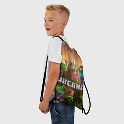 Рюкзак-мешок Оксана Minecraft, цвет: 3D-принт — фото 2