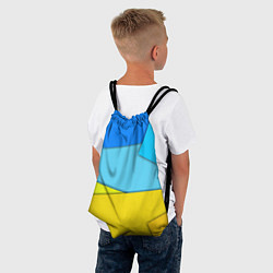 Рюкзак-мешок Простой геометрический фон, цвет: 3D-принт — фото 2