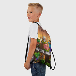 Рюкзак-мешок Ярослав Minecraft, цвет: 3D-принт — фото 2