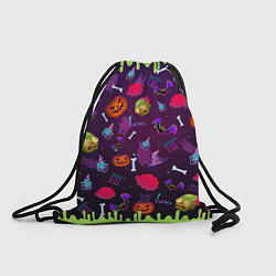 Рюкзак-мешок RIP halloween, цвет: 3D-принт