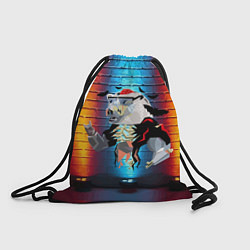 Рюкзак-мешок Мишка-зомби - Halloween, цвет: 3D-принт