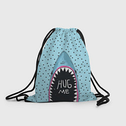 Рюкзак-мешок Акула просит обнимашек, цвет: 3D-принт