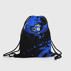 Рюкзак-мешок Радужные друзья: Синий, цвет: 3D-принт