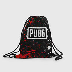 Рюкзак-мешок PUBG white grunge, цвет: 3D-принт