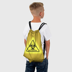 Рюкзак-мешок Biohazard - биологическая опасность, цвет: 3D-принт — фото 2